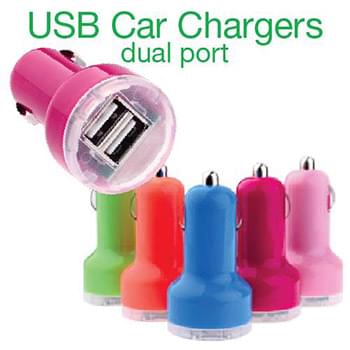 Dual port car charger