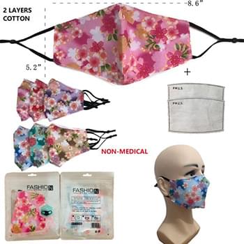 Cherry Blossom Design Face Mask