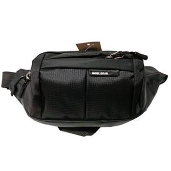 Fanny Pack 12" Black 4 Compartment