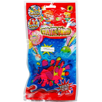 125 pc Assorted Water Balloon with Filler