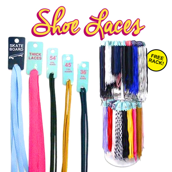 1152 Pc Assorted Shoe Lace Display