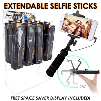 24pc Selfie Stick Display