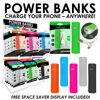 24pc Power Bank Charger Display