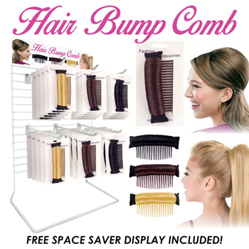 96pc Synthetic Hair Comb Display