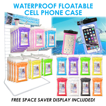 24pc Water Proof Phone Case Counter Display