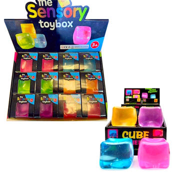 2"  Cube  Squishy 12pc Per PDQ