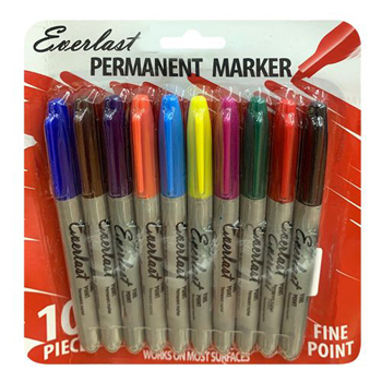 Color Markers Set - 10 pack