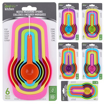 Ideal Kitchen Measuring Spoon Nested 6PK