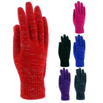Ladies Winter Gloves - 6 assorted colors