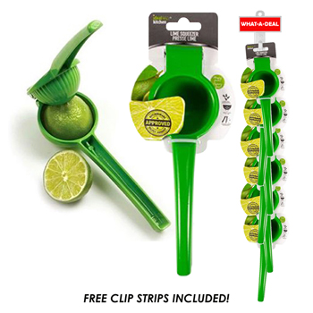 36pcs Ideal Kitchen Zinc Juicer Lime with 3 clip strips