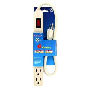 6 Way Outlet Power Strip