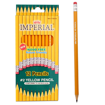 12 Pack # 2 Pencils
