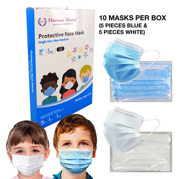 10 pack Kid's Face Masks