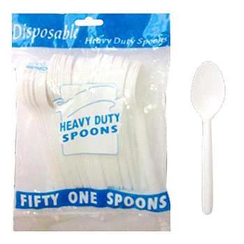 51 Pc Plastic Spoons