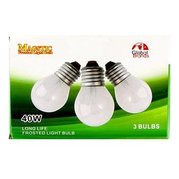 3 Pc Soft White Light Bulbs 40 Watt