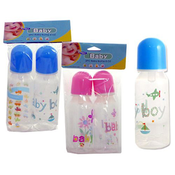 2 Pack 8 OZ Baby Bottles