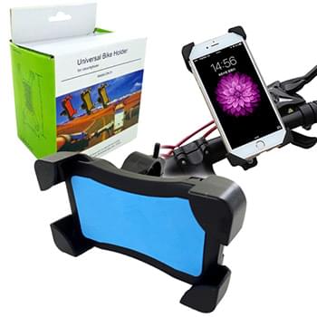 Universal phone holder for bicycles