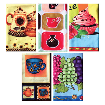 Kitchen Towels - 5 assorted designs