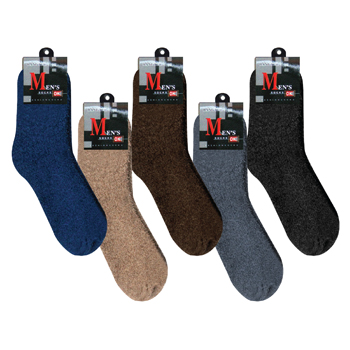 Men's Cozy Socks - 6 solid colors