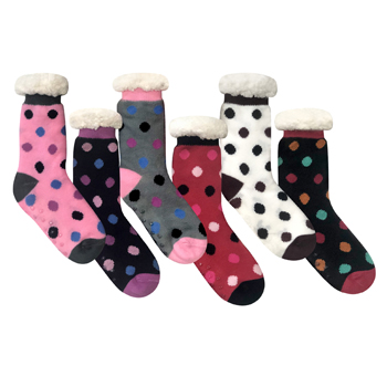 Extra Warm Cozy Socks - 6 assorted designs