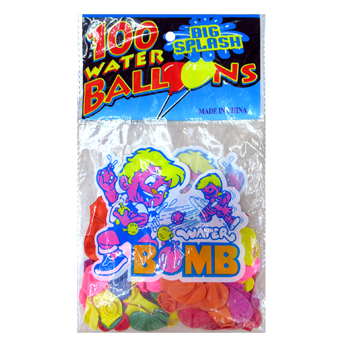 100 pack Water Balloons with 1 nozzle