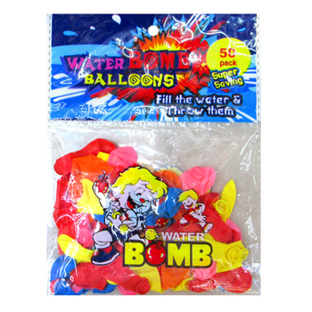 50 pack Water Balloon w/1 nozzle