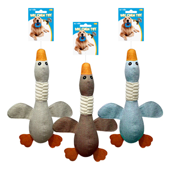 9" Duck Pet Toy 12"x3.5"