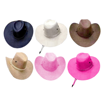 Ladies Cowgirl Hats in 6 colors