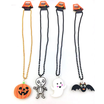 Halloween Flashing Beaded Necklaces in 4 Styles