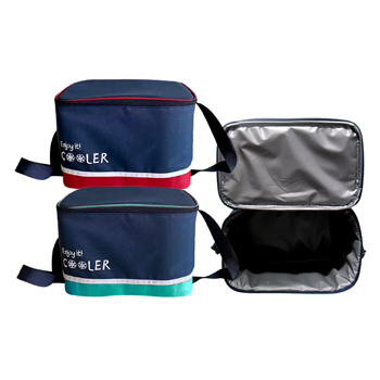 Dual Tone Hot & Cold Lunch Bag 11" x 8" x 8"