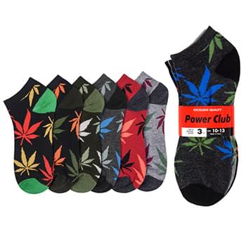 3 Pack Leaf Fall Style Socks 10-13