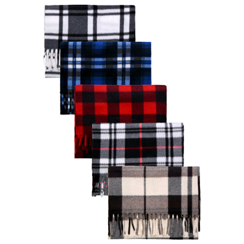 Winter Scarves - 5 assorted colors